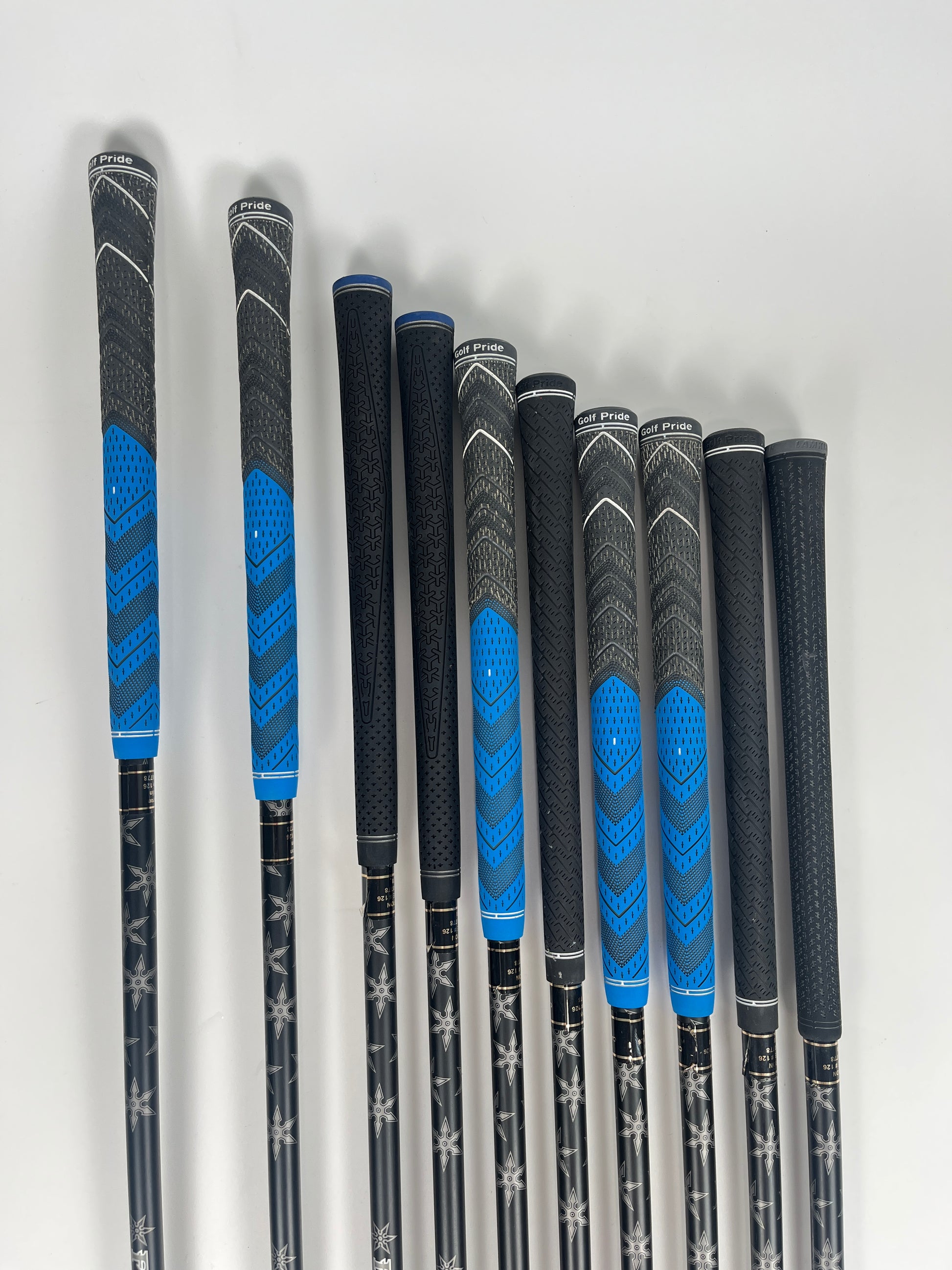 Callaway XR OS Combo Iron Set 3H,4H,5-PW,GW,SW Senior Flex LH +0.25"