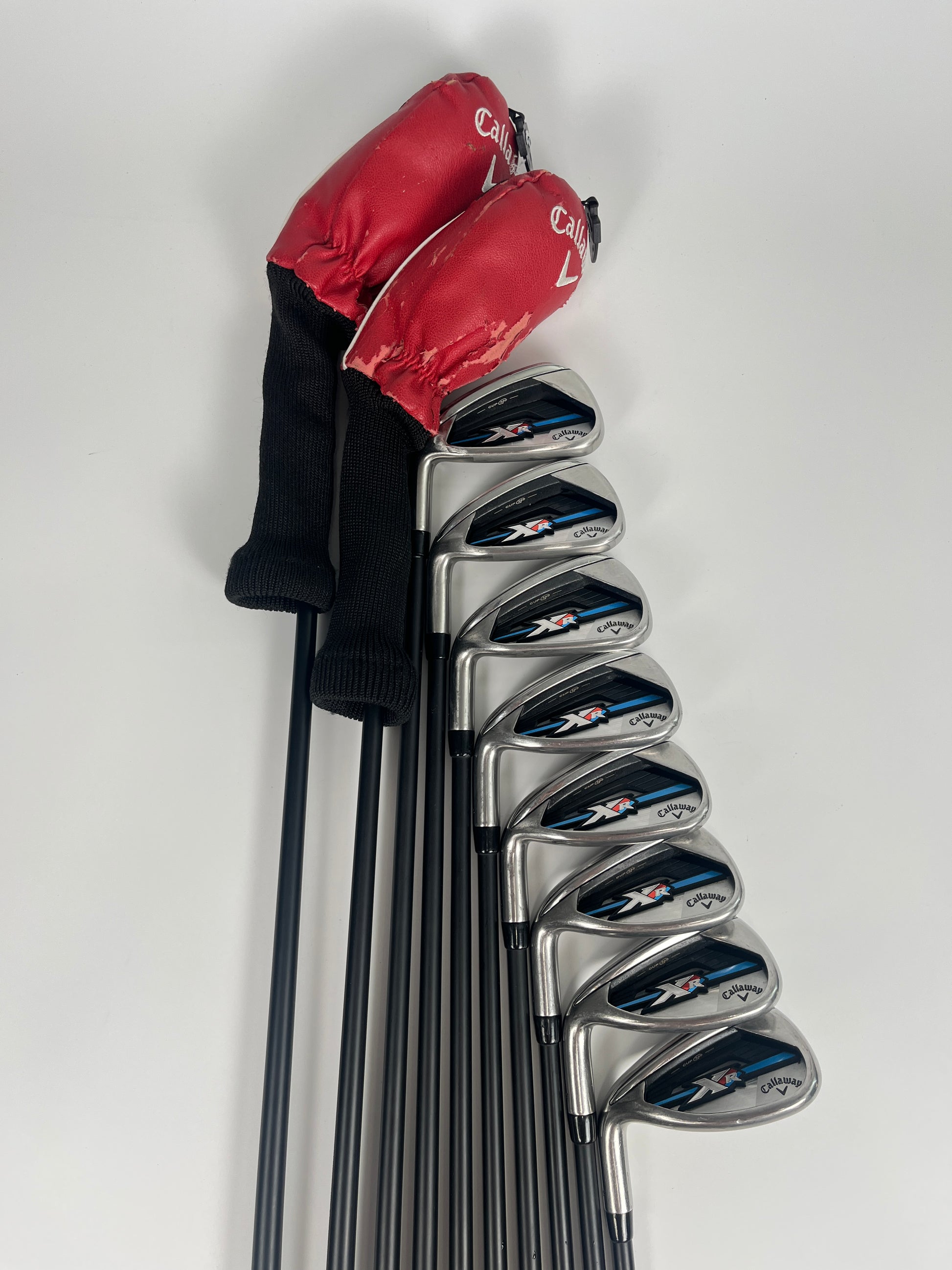 Callaway XR OS Combo Iron Set 3H,4H,5-PW,GW,SW Senior Flex LH +0.25"