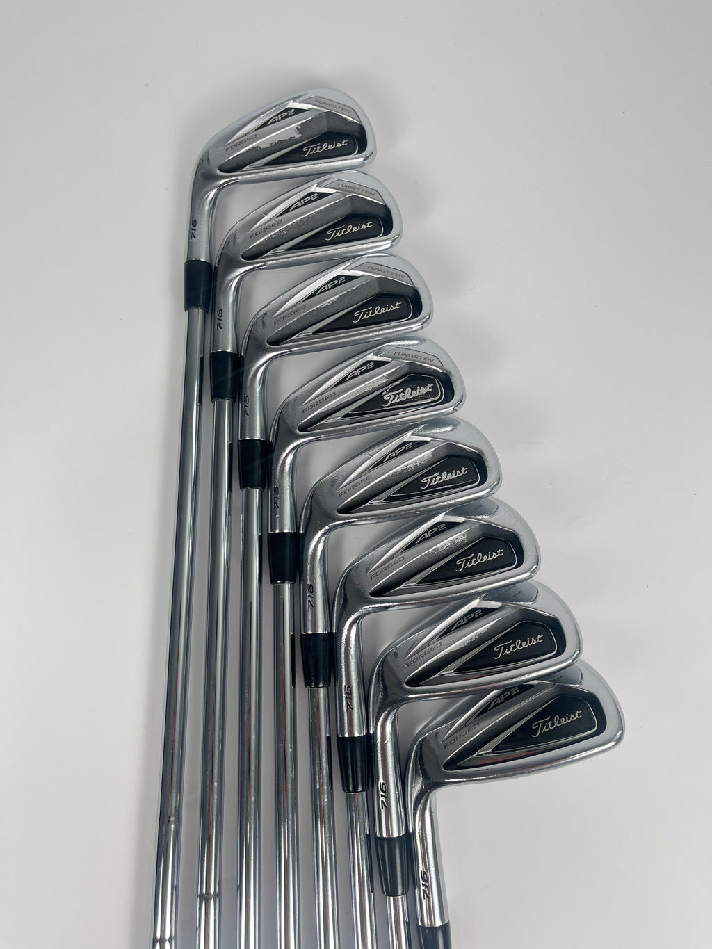 Titleist AP2 716 Iron Set 4-PW,GW Stiff Flex LH +0.75"