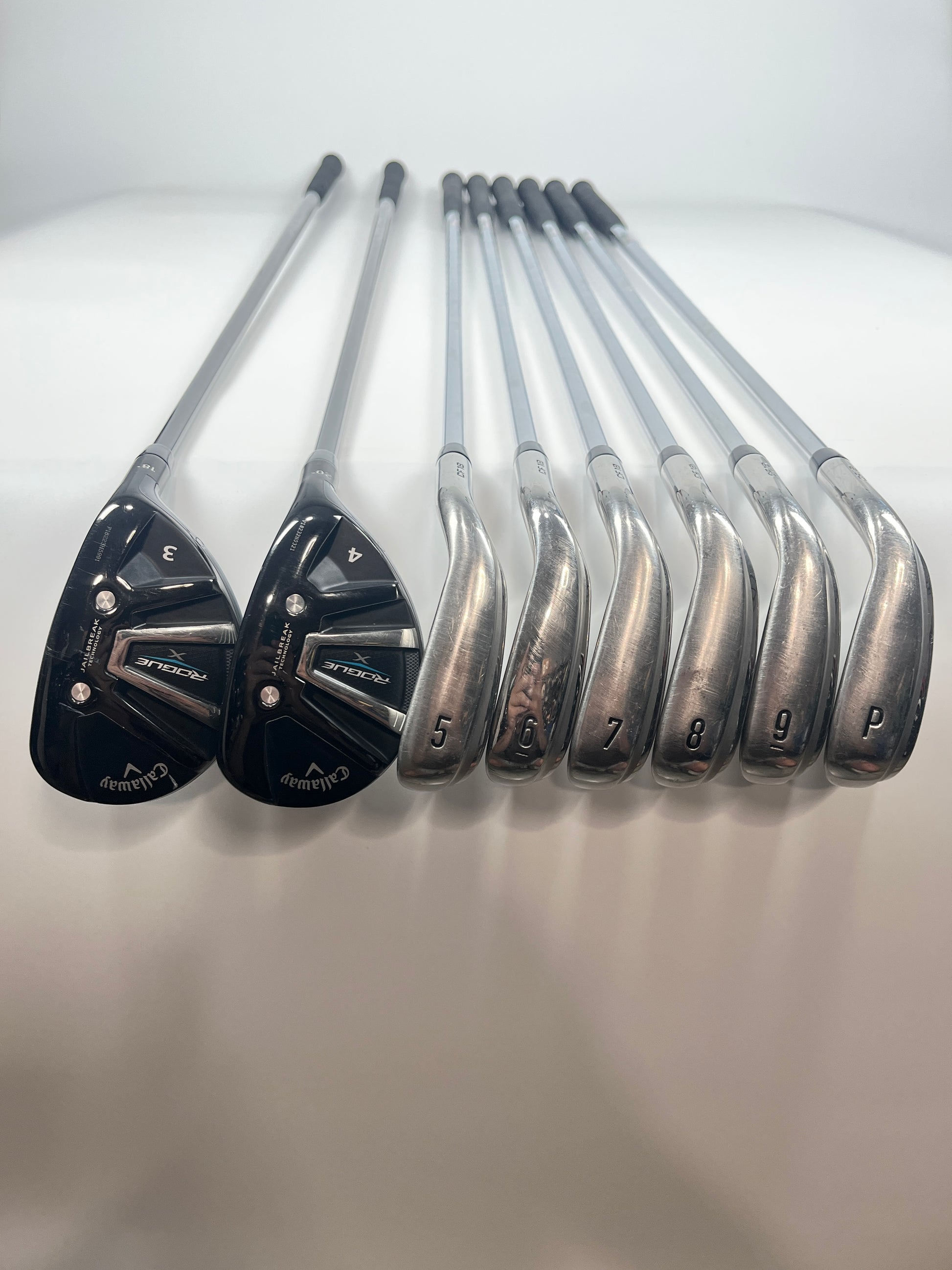 Callaway Rogue X Combo Iron Set 3H,4H,5-PW Regular Flex RH +0.25"
