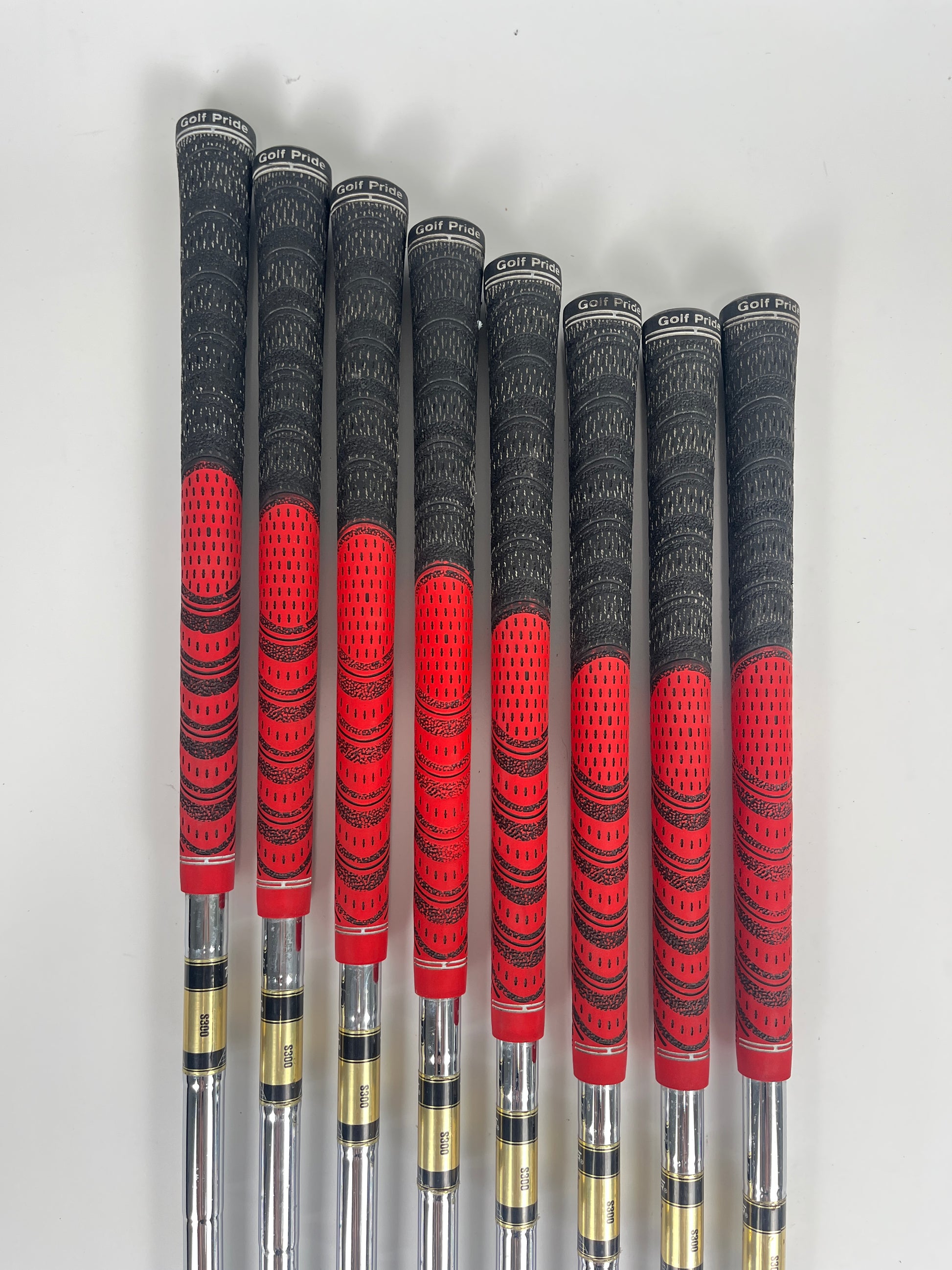 Nike Victory Red Full Cavity Iron Set 4-PW,GW Stiff Flex RH -0.75"