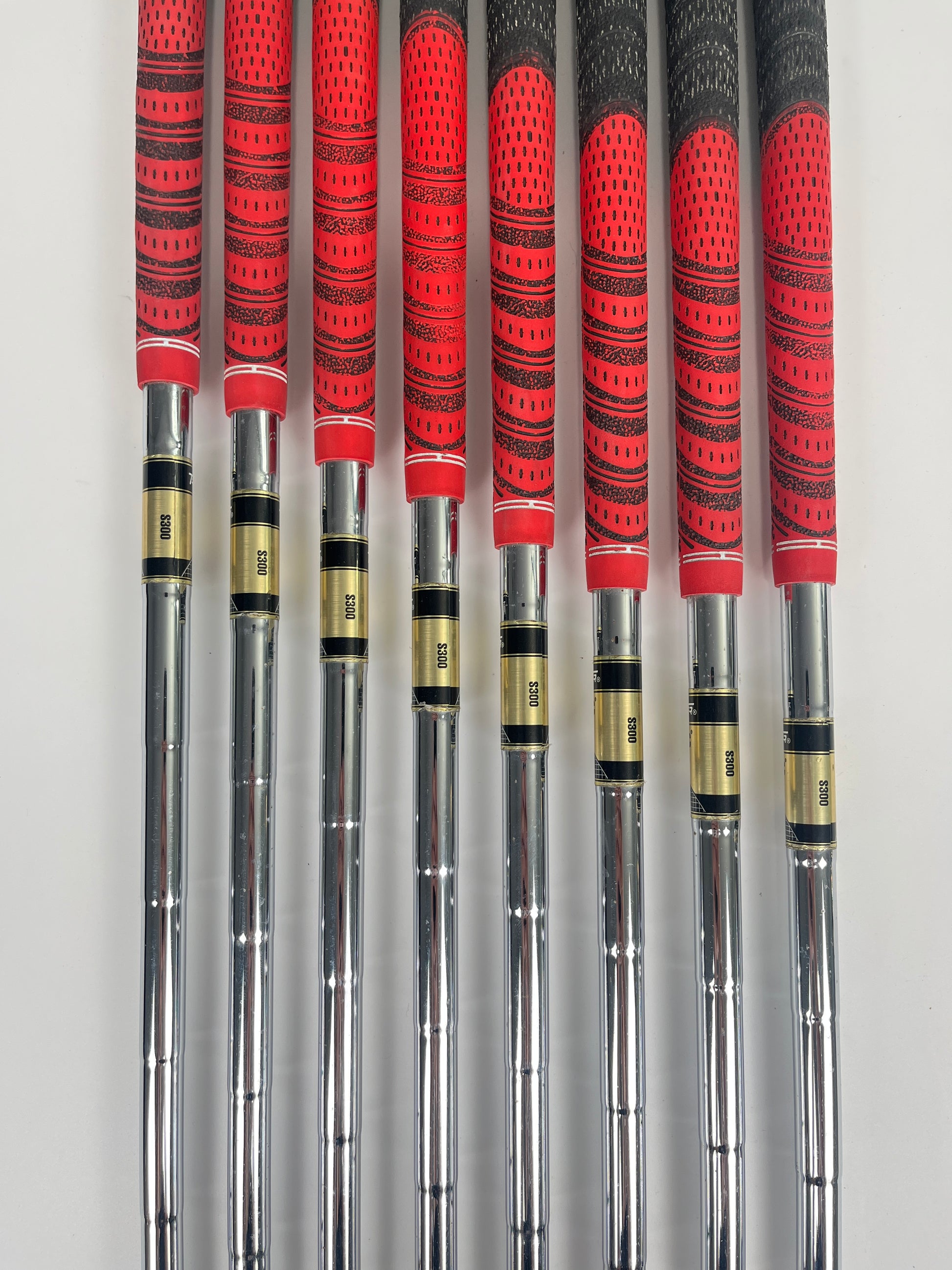 Nike Victory Red Full Cavity Iron Set 4-PW,GW Stiff Flex RH -0.75"
