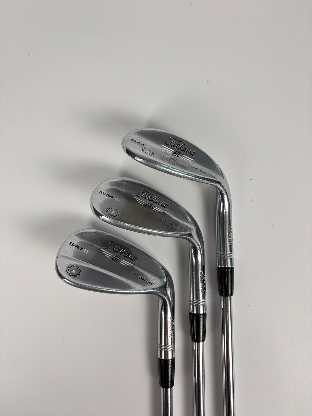 Titleist Vokey SM6 Tour Chrome 52,56,60° Wedge Set RH STD Length