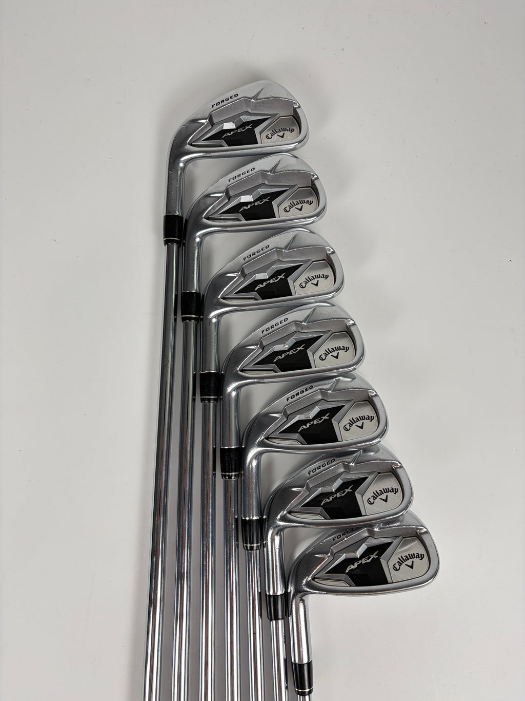 Callaway Apex '19 Iron Set 4-PW Stiff Flex LH +0.5"