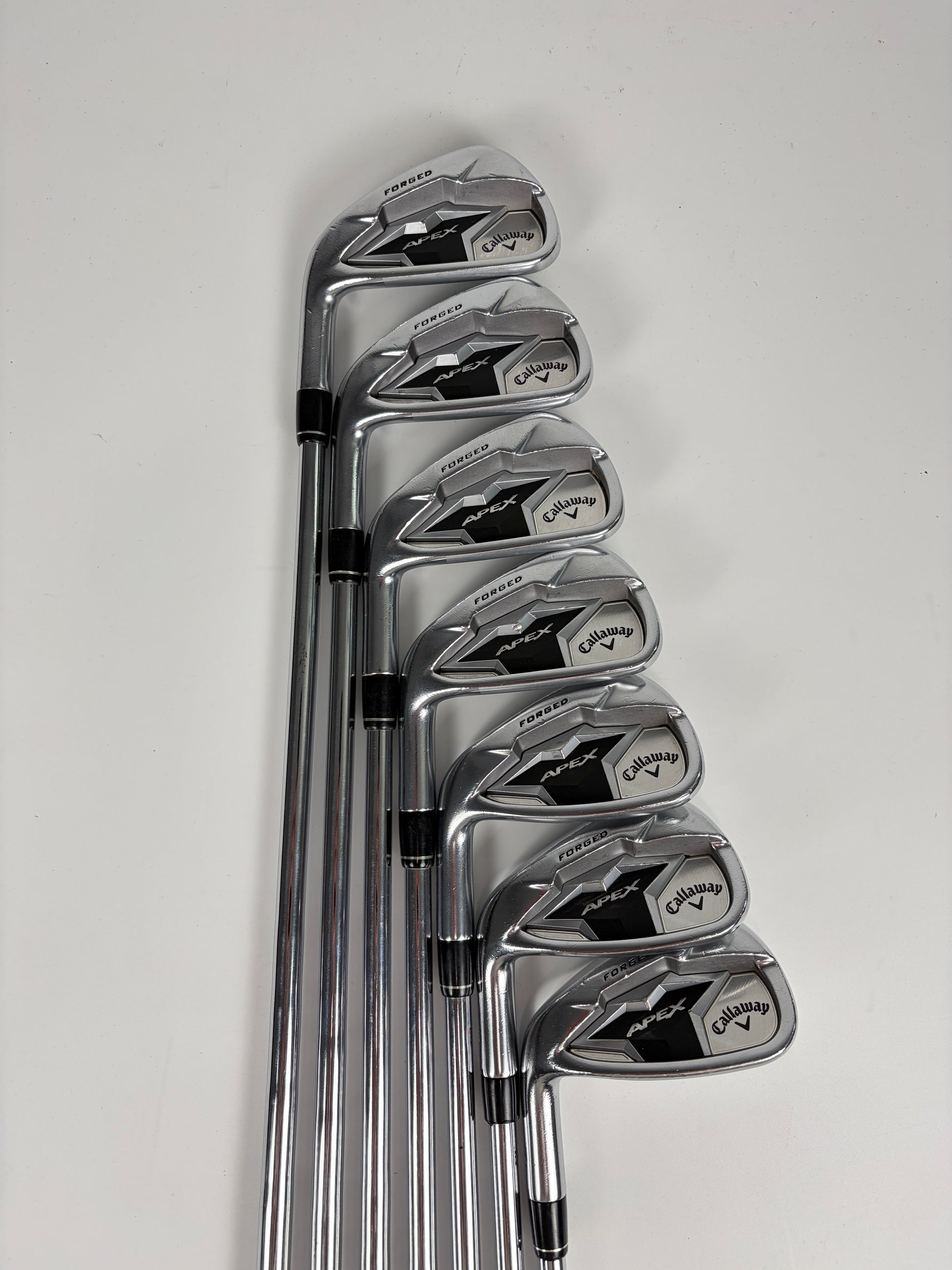 Callaway Apex '19 Iron Set 4-PW Stiff Flex LH +0.5"