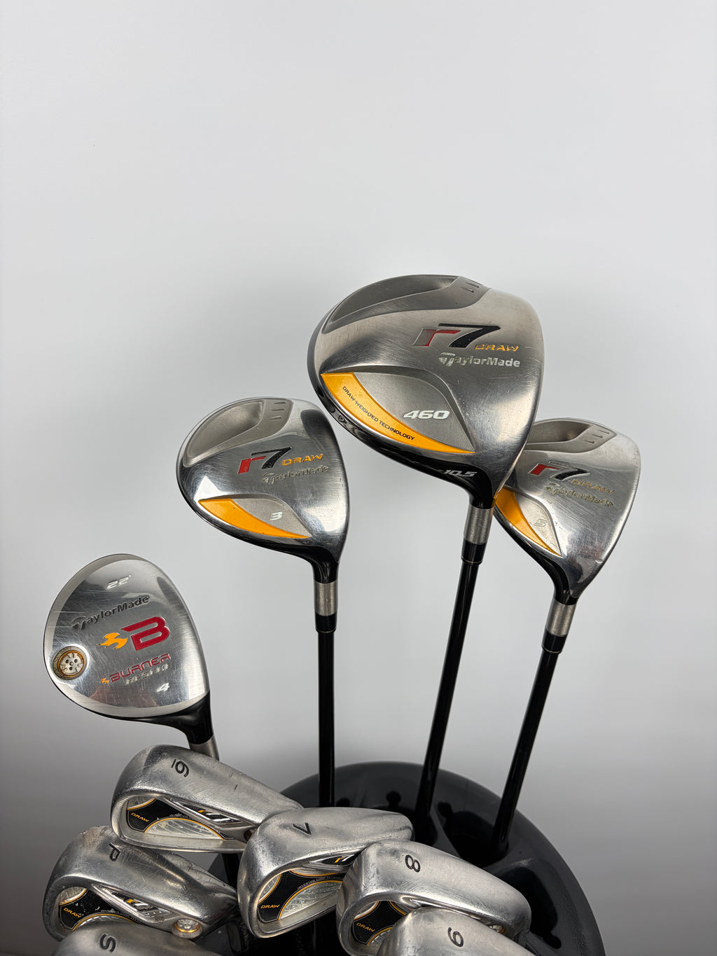 TaylorMade R7 Draw Complete Set Stiff Flex RH STD Length