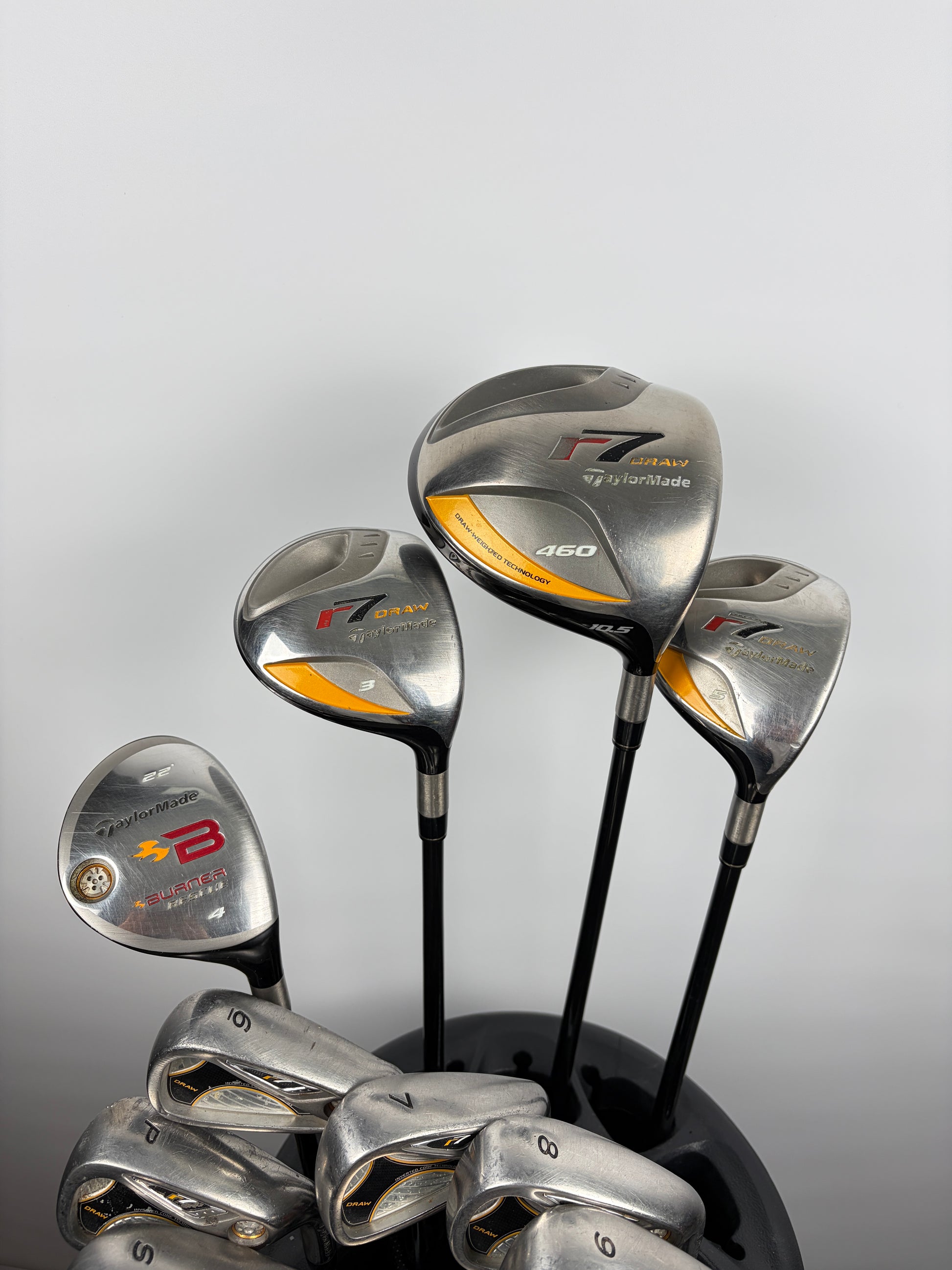 TaylorMade R7 Draw Complete Set Stiff Flex RH STD Length