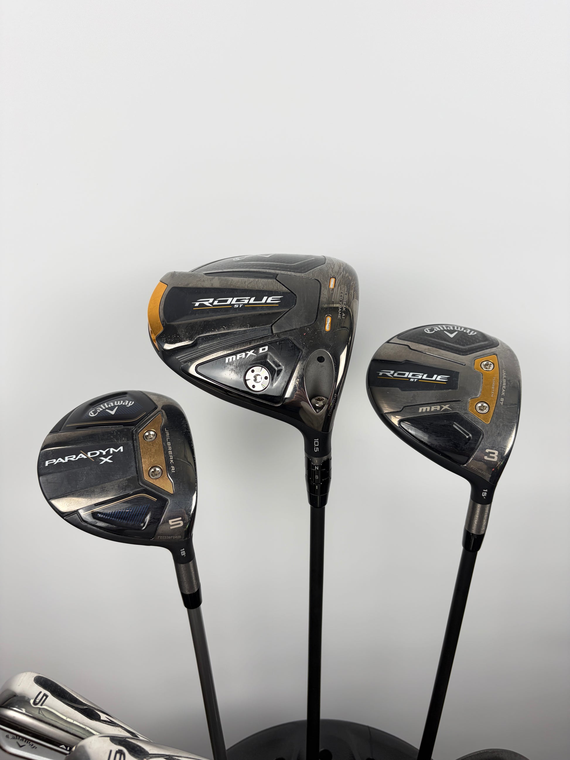 Callaway AI Smoke/Paradym/Rogue ST Complete Set Regular Flex RH STD Length